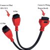 OBD2 Adapter Kábel 12+8 SGW Bypass FIAT/Alfa/Chrysler diagnosztikához