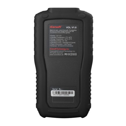 iCarsoft gyári szintű Saab Volvo OBD 1 OBD 2 diagnosztikai hibakódolvasó, olaj szerviz nullázó, akkumulátor tesztelő műszer